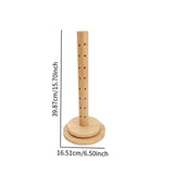 Maxbell Wooden Cake Pop Holder Multifunctional with Holes for Wedding Party Birthday
