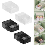 Maxbell Socks Underwear Drawer Organizer Cabinet Bin for Panty Lingerie Storing Sock L White