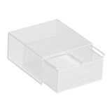 Maxbell Socks Underwear Drawer Organizer Cabinet Bin for Panty Lingerie Storing Sock L White