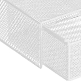 Maxbell Socks Underwear Drawer Organizer Cabinet Bin for Panty Lingerie Storing Sock L White
