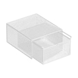 Maxbell Socks Underwear Drawer Organizer Cabinet Bin for Panty Lingerie Storing Sock M White