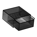 Maxbell Socks Underwear Drawer Organizer Cabinet Bin for Panty Lingerie Storing Sock L Black