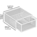 Maxbell Socks Underwear Drawer Organizer Cabinet Bin for Panty Lingerie Storing Sock L Black