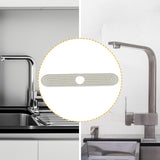 Maxbell Kitchen Sink Faucet Mat Modern Absorbent Mat for Bathroom Kitchen Countertop White
