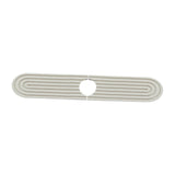 Maxbell Kitchen Sink Faucet Mat Modern Absorbent Mat for Bathroom Kitchen Countertop White