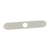 Maxbell Kitchen Sink Faucet Mat Modern Absorbent Mat for Bathroom Kitchen Countertop White