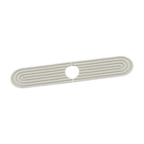 Maxbell Kitchen Sink Faucet Mat Modern Absorbent Mat for Bathroom Kitchen Countertop White