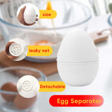 Maxbell Egg Separator Small Lightweight Easy to Clean Egg Yolk White Separation Tool