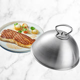 Maxbell Steak Cover Stainless Steel Food Dome Food Cover for Kitchen Steaks Barbecue