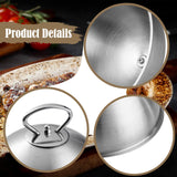 Maxbell Steak Cover Stainless Steel Food Dome Food Cover for Kitchen Steaks Barbecue