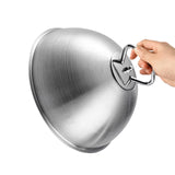 Maxbell Steak Cover Stainless Steel Food Dome Food Cover for Kitchen Steaks Barbecue