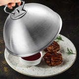 Maxbell Steak Cover Stainless Steel Food Dome Food Cover for Kitchen Steaks Barbecue