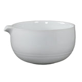 Maxbell Ceramic Matcha Bowl Decorative with Spout for Whisking Matcha Family Friends White