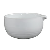 Maxbell Ceramic Matcha Bowl Decorative with Spout for Whisking Matcha Family Friends White