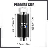 Maxbell Shower Thermometer Convenient Easy Installation Bathroom Kitchen LED Display