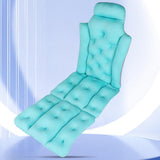 Maxbell Full Body Bath Pillow for Bathtub Bathing Accessory Comfortable Suction Cups Blue