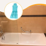 Maxbell Full Body Bath Pillow for Bathtub Bathing Accessory Comfortable Suction Cups Blue