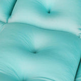 Maxbell Full Body Bath Pillow for Bathtub Bathing Accessory Comfortable Suction Cups Blue