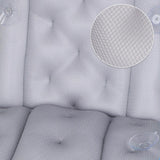 Maxbell Full Body Bath Pillow for Bathtub Bathing Accessory Comfortable Suction Cups Blue