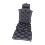 Maxbell Full Body Bath Pillow for Bathtub Bathing Accessory Comfortable Suction Cups Dark Gray