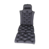 Maxbell Full Body Bath Pillow for Bathtub Bathing Accessory Comfortable Suction Cups Dark Gray