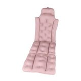 Maxbell Full Body Bath Pillow for Bathtub Bathing Accessory Comfortable Suction Cups Pink
