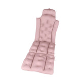 Maxbell Full Body Bath Pillow for Bathtub Bathing Accessory Comfortable Suction Cups Pink