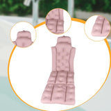 Maxbell Full Body Bath Pillow for Bathtub Bathing Accessory Comfortable Suction Cups Pink