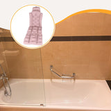 Maxbell Full Body Bath Pillow for Bathtub Bathing Accessory Comfortable Suction Cups Pink