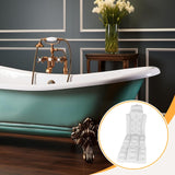 Maxbell Full Body Bath Pillow for Bathtub Bathing Accessory Comfortable Suction Cups White