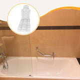 Maxbell Full Body Bath Pillow for Bathtub Bathing Accessory Comfortable Suction Cups White