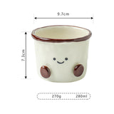 Maxbell Salad Yogurt Bowl Small Kitchen Supplies Aesthetic Dish for Salad Snack Soup Capacity 280 ml