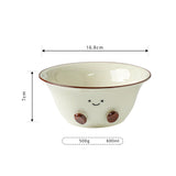 Maxbell Salad Yogurt Bowl Small Kitchen Supplies Aesthetic Dish for Salad Snack Soup Capacity 600 ml