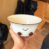 Maxbell Salad Yogurt Bowl Small Kitchen Supplies Aesthetic Dish for Salad Snack Soup Capacity 600 ml