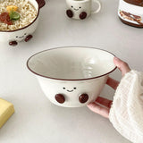Maxbell Salad Yogurt Bowl Small Kitchen Supplies Aesthetic Dish for Salad Snack Soup Capacity 600 ml
