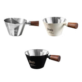 Maxbell Espresso Measuring Cup Latte Art Coffee Mug 90ml for Cappuccino Parties Home Silver
