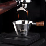 Maxbell Espresso Measuring Cup Latte Art Coffee Mug 90ml for Cappuccino Parties Home Silver