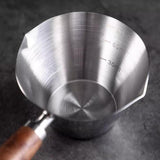 Maxbell Espresso Measuring Cup Latte Art Coffee Mug 90ml for Cappuccino Parties Home Silver