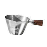 Maxbell Espresso Measuring Cup Latte Art Coffee Mug 90ml for Cappuccino Parties Home Silver