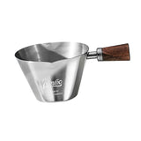 Maxbell Espresso Measuring Cup Latte Art Coffee Mug 90ml for Cappuccino Parties Home Silver