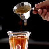 Maxbell Espresso Measuring Cup Latte Art Coffee Mug 90ml for Cappuccino Parties Home Silver