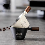 Maxbell Espresso Measuring Cup Latte Art Coffee Mug 90ml for Cappuccino Parties Home White