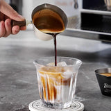 Maxbell Espresso Measuring Cup Latte Art Coffee Mug 90ml for Cappuccino Parties Home White