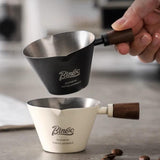 Maxbell Espresso Measuring Cup Latte Art Coffee Mug 90ml for Cappuccino Parties Home Black