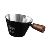 Maxbell Espresso Measuring Cup Latte Art Coffee Mug 90ml for Cappuccino Parties Home Black