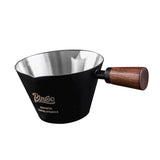 Maxbell Espresso Measuring Cup Latte Art Coffee Mug 90ml for Cappuccino Parties Home Black