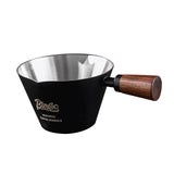 Maxbell Espresso Measuring Cup Latte Art Coffee Mug 90ml for Cappuccino Parties Home Black