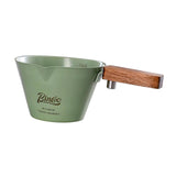 Maxbell Espresso Measuring Cup Portable Wooden Handle for Home Restaurant Cappuccino