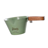 Maxbell Espresso Measuring Cup Portable Wooden Handle for Home Restaurant Cappuccino