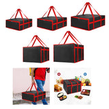 Maxbell Insulated Delivery Bag Reusable Food Delivery Bag for Camping Picnic Outdoor 40cmx40cmx15cm